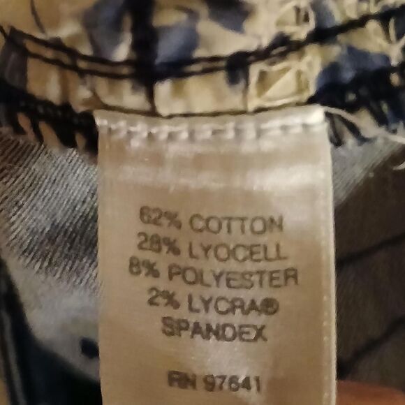 J. Jill blue denim blue jean knee-length stretch skirt size 14 - Picture 4 of 4